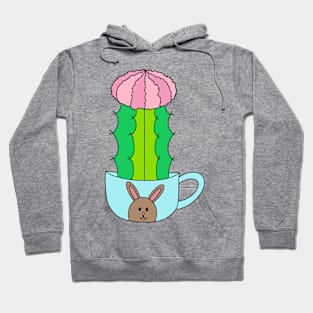 Cute Cactus Design #188: Hybrid Cactus In Cute Bunny Mug Hoodie